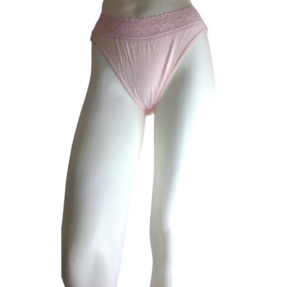 Vintage 1970s Myonne Pink Hi Leg Panties Bloomers Size 6 NEW - Picture 1 of 6